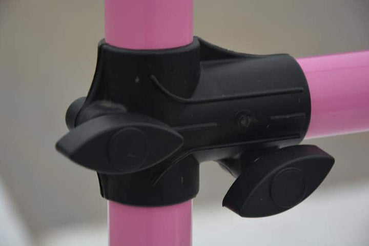 Double barre de ballet mobile avec support antidérapant réglable de 1,2 m