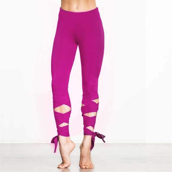 Legging avec lacets bandage Noemie
