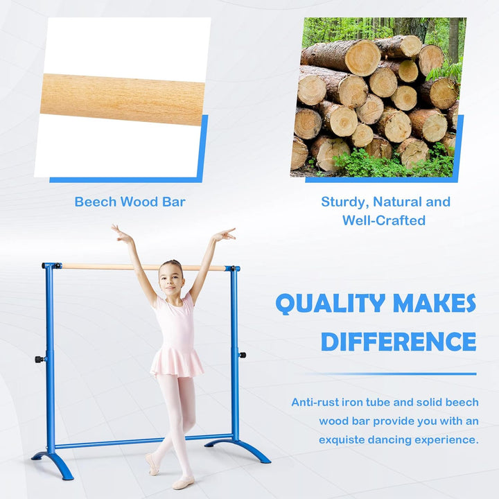 Barre de danse mobile réglable 4 hauteurs