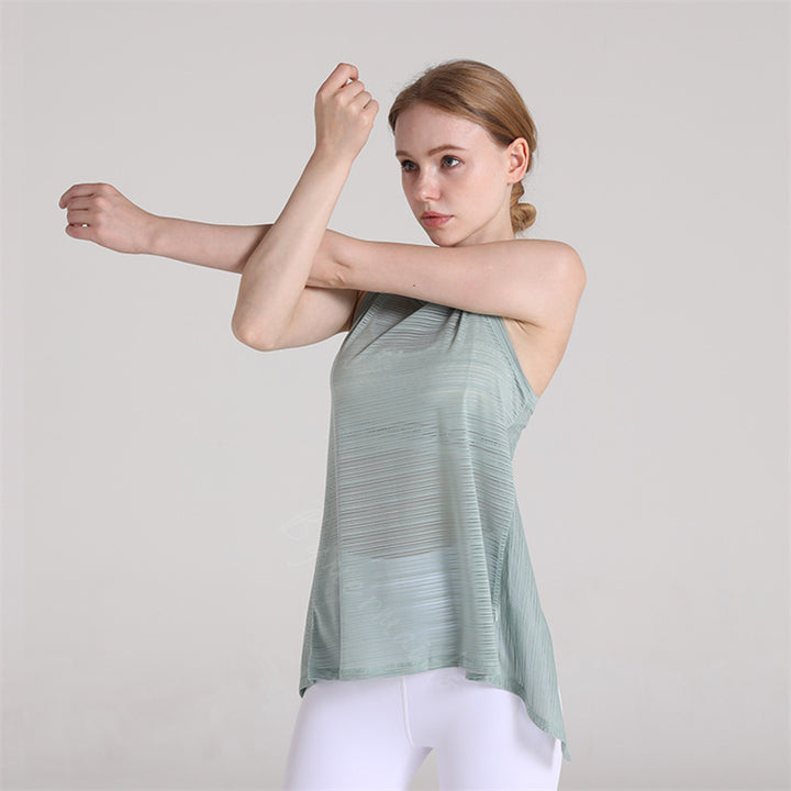 Débardeur maille séchage rapide dos fantaisie