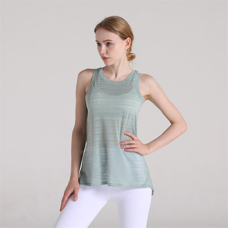 Débardeur maille séchage rapide dos fantaisie