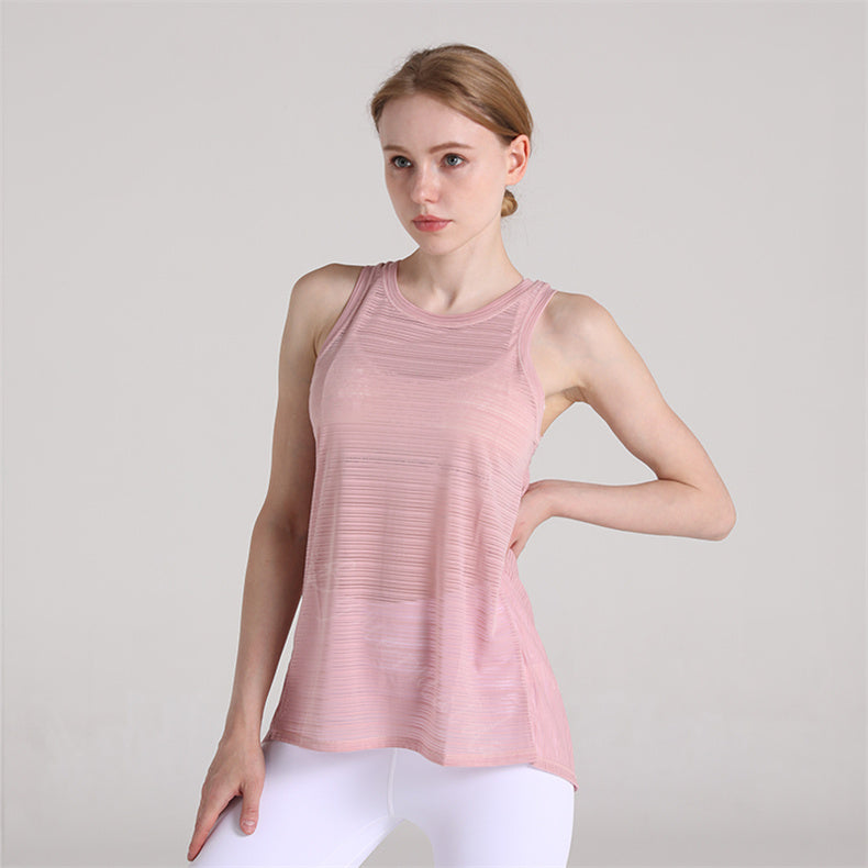 Débardeur maille séchage rapide dos fantaisie