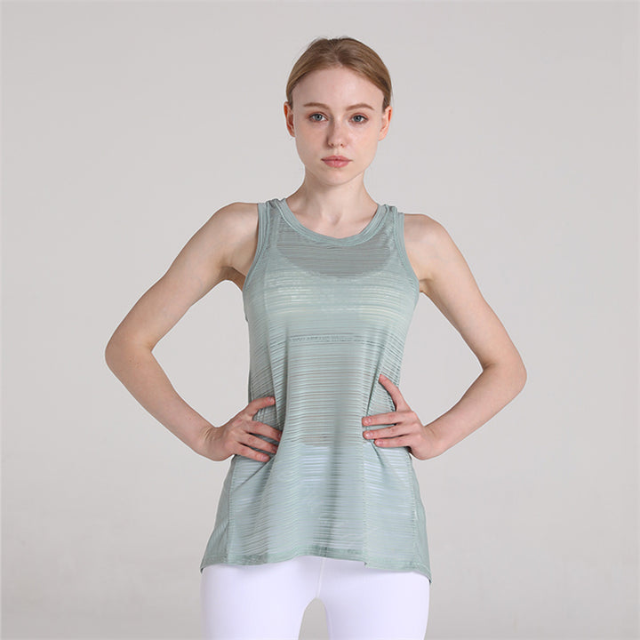 Débardeur maille séchage rapide dos fantaisie