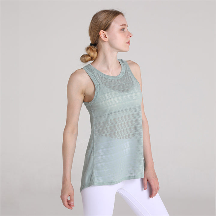 Débardeur maille séchage rapide dos fantaisie