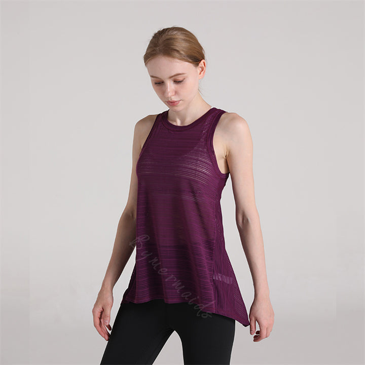 Débardeur maille séchage rapide dos fantaisie