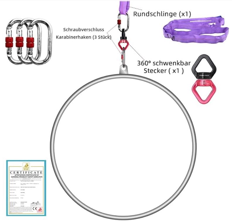 Cerceau aérien 95cm lyre 1 point