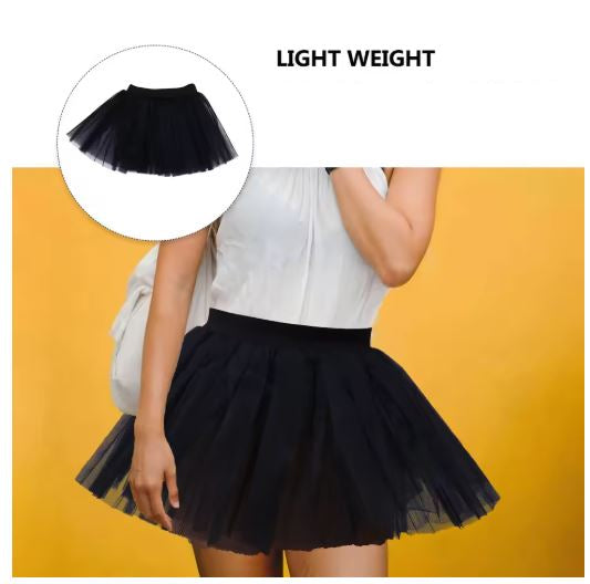 Jupe bas de tutu enfant 120-130cm coloris noir