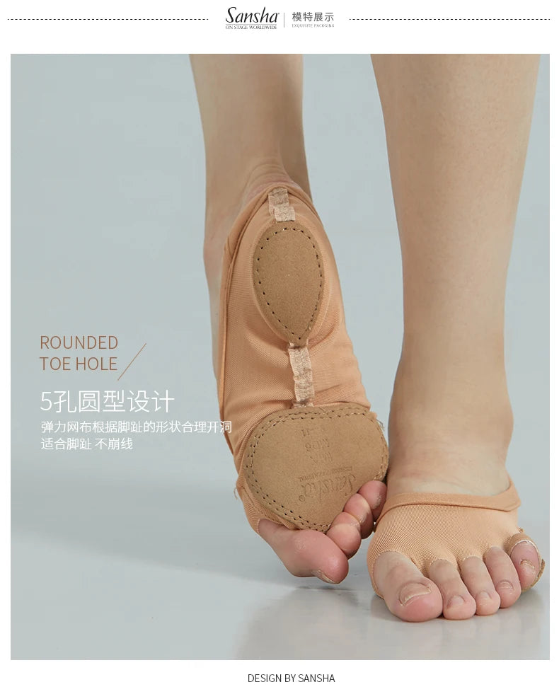 Chaussons demi-pointes open toe Sansha