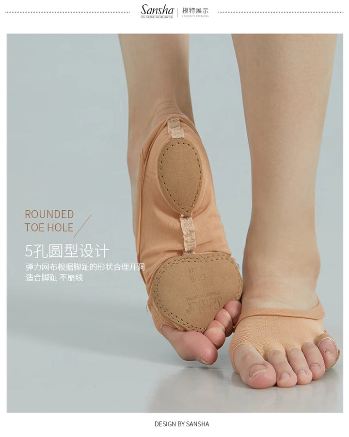 Chaussons demi-pointes open toe Sansha