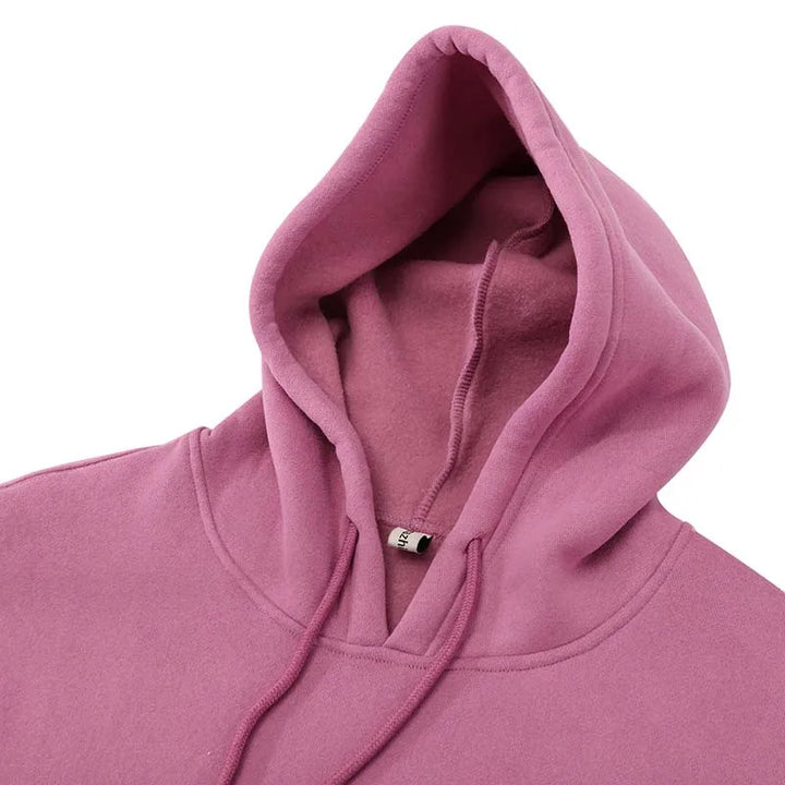 Sweat-shirt court à capuche manches longues Elisandra