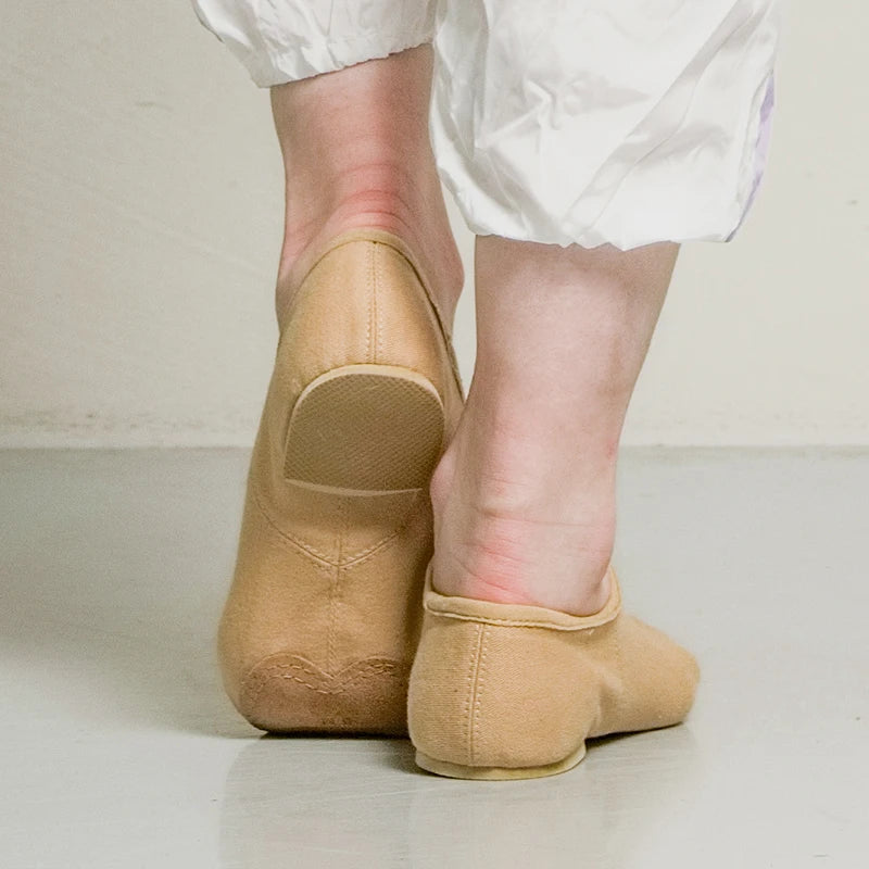 Chaussons jazz toile stretch bi-semelle Sansha