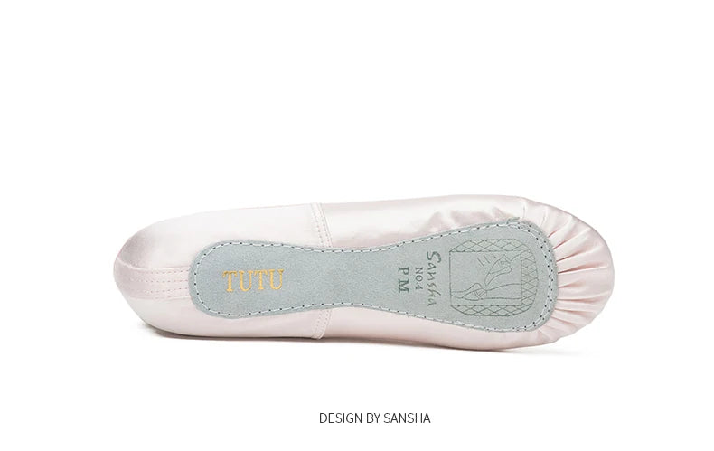 Chaussons demi-pointes semelle pleine Sansha