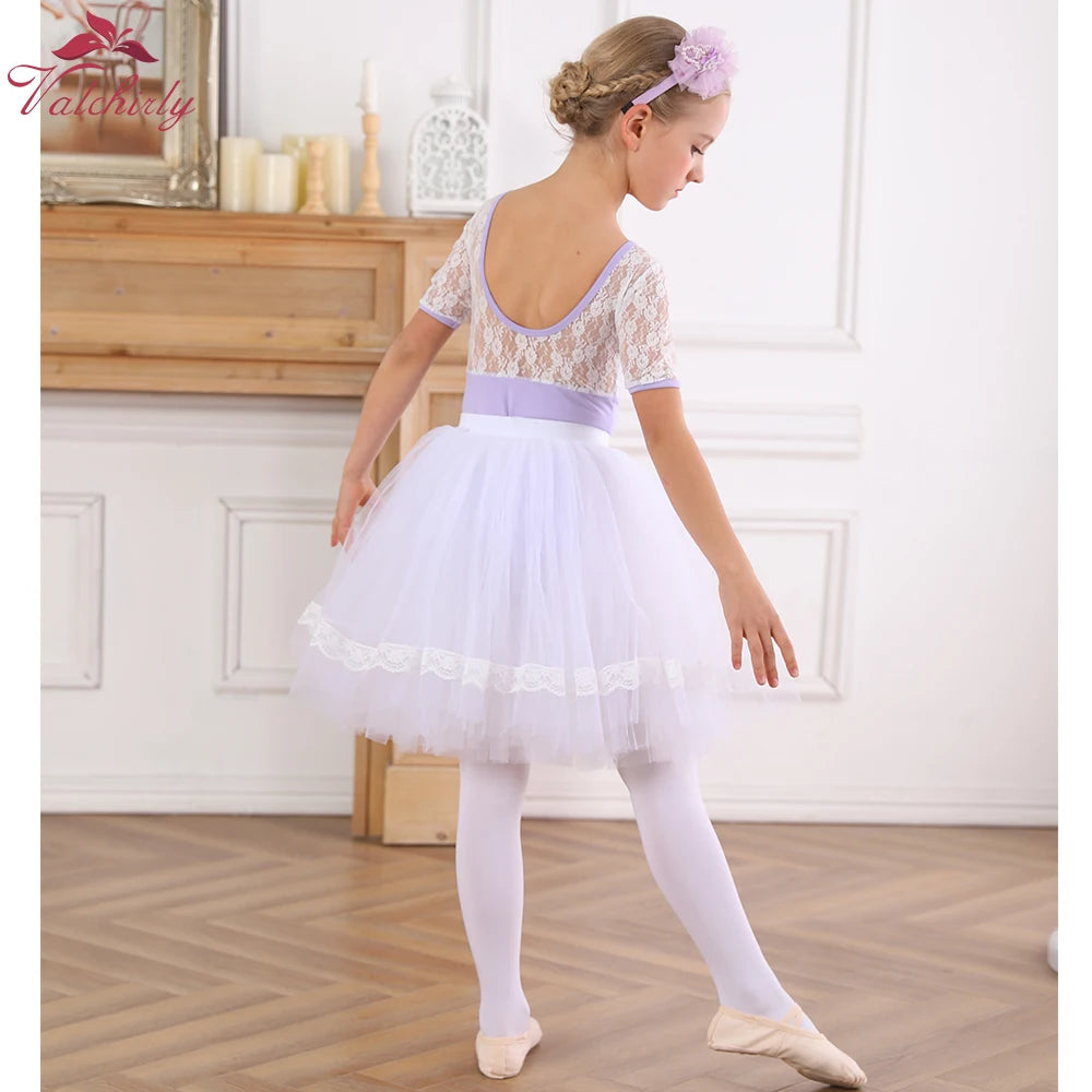 Justaucorps dentelle manches mi-longues Emilia