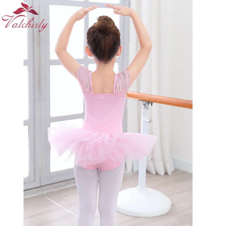 Justaucorps Tutu broderie et fleurs Maddie
