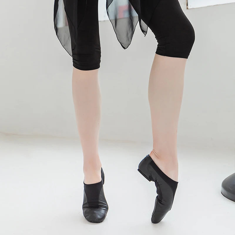 Chausson cuir Sansha Slip-On Modern Jazz Dance