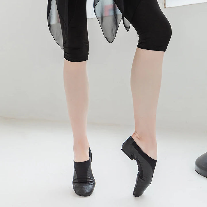 Chausson cuir Sansha Slip-On Modern Jazz Dance