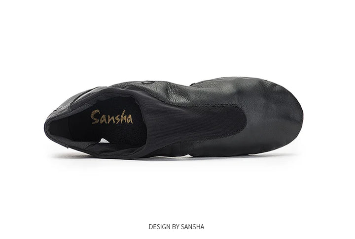 Chausson cuir Sansha Slip-On Modern Jazz Dance