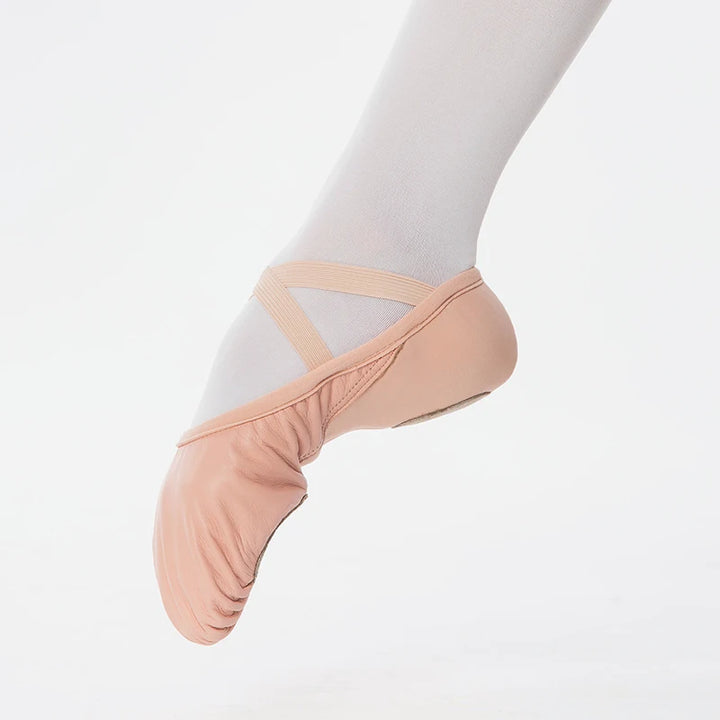 Chaussons danse demi-pointes cuir Sansha