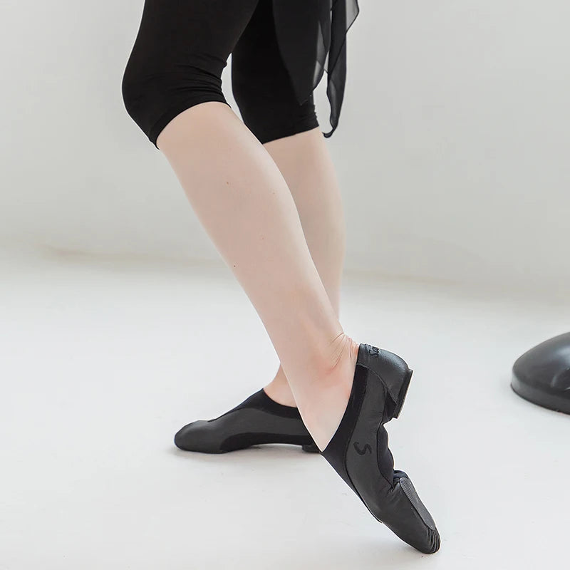 Chausson cuir Sansha Slip-On Modern Jazz Dance