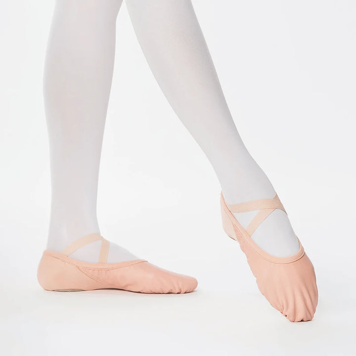 Chaussons danse demi-pointes cuir Sansha