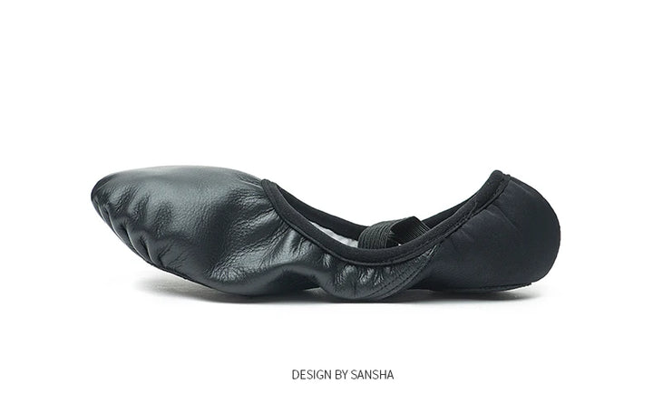 Chaussons danse demi-pointes cuir Sansha