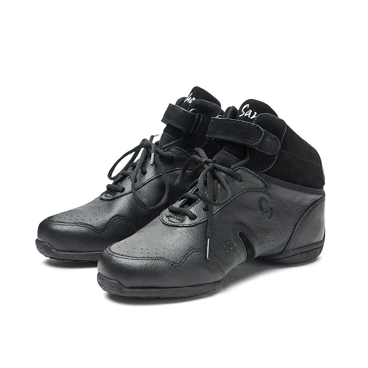 Baskets sneakers original cuir sans talon Sansha