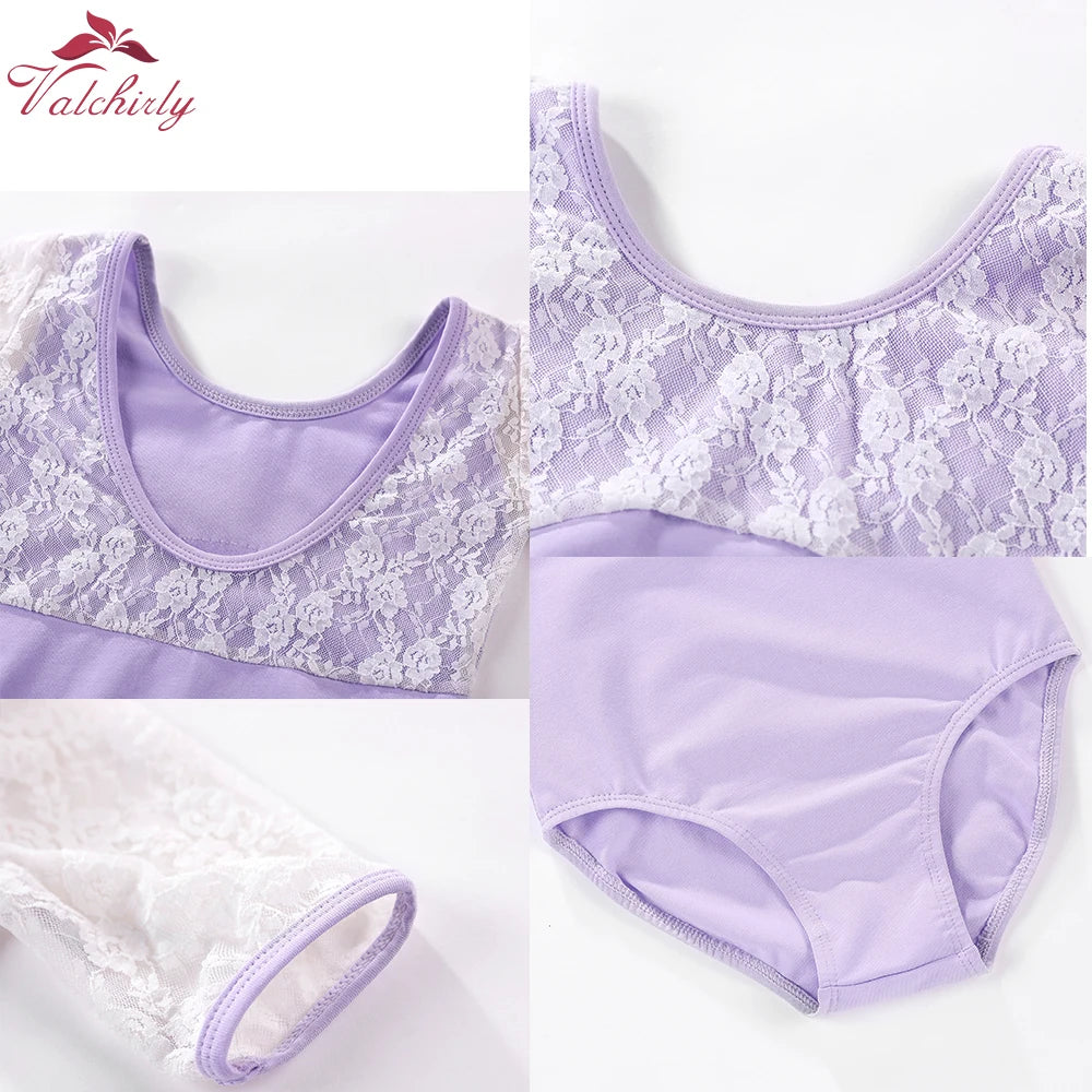 Justaucorps dentelle manches mi-longues Emilia