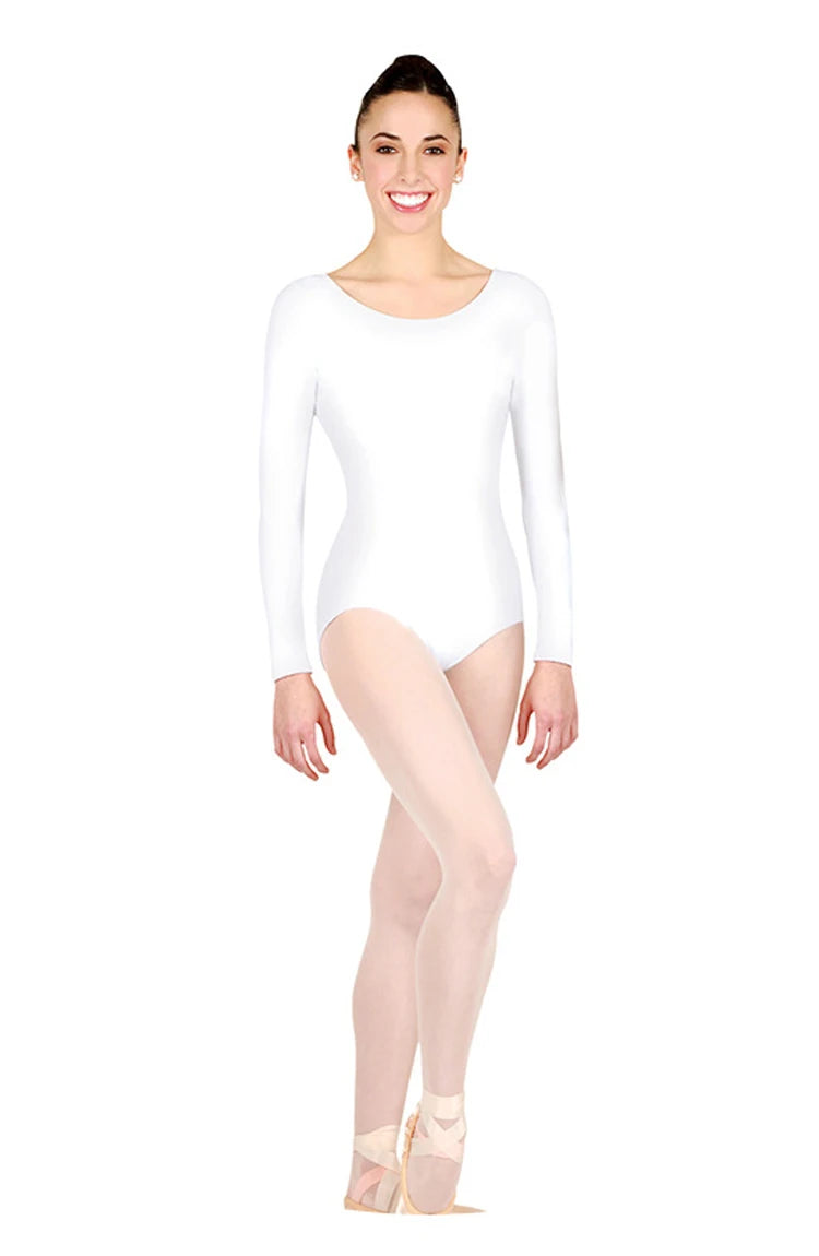 Justaucorps manches longues stretch Ariella