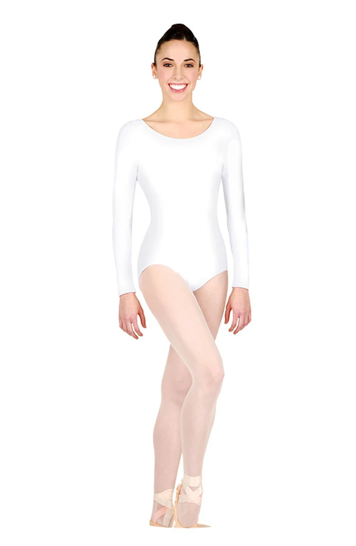 Justaucorps manches longues stretch Ariella