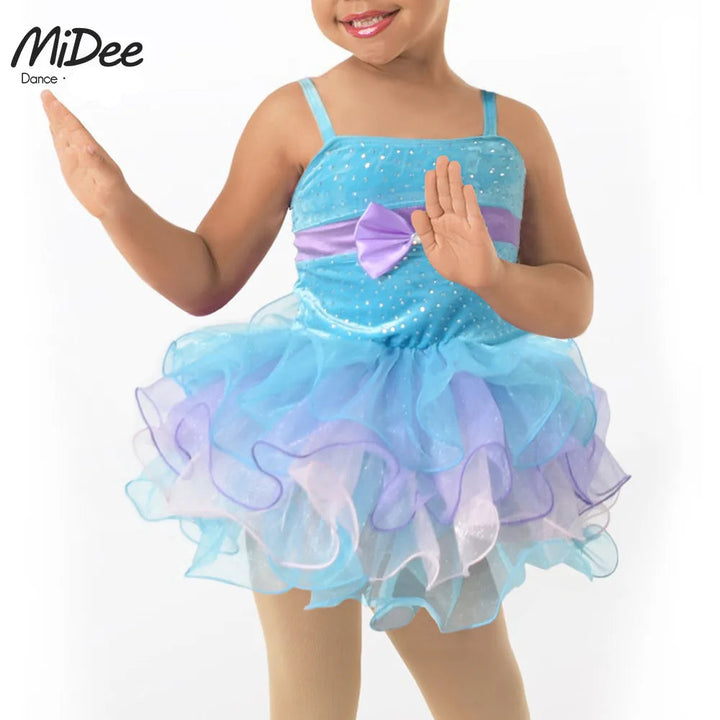 Robe Tutu bretelles avec noeud Crystal
