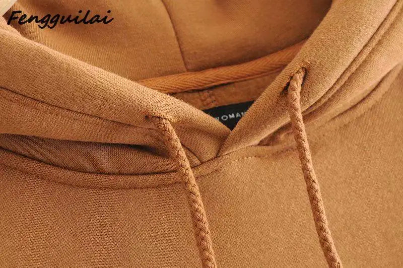 Sweat-shirt capuche coupe femme avec cordon