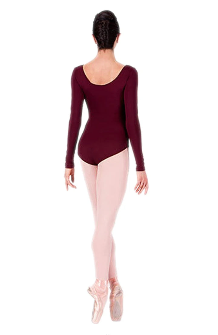 Justaucorps manches longues stretch Ariella