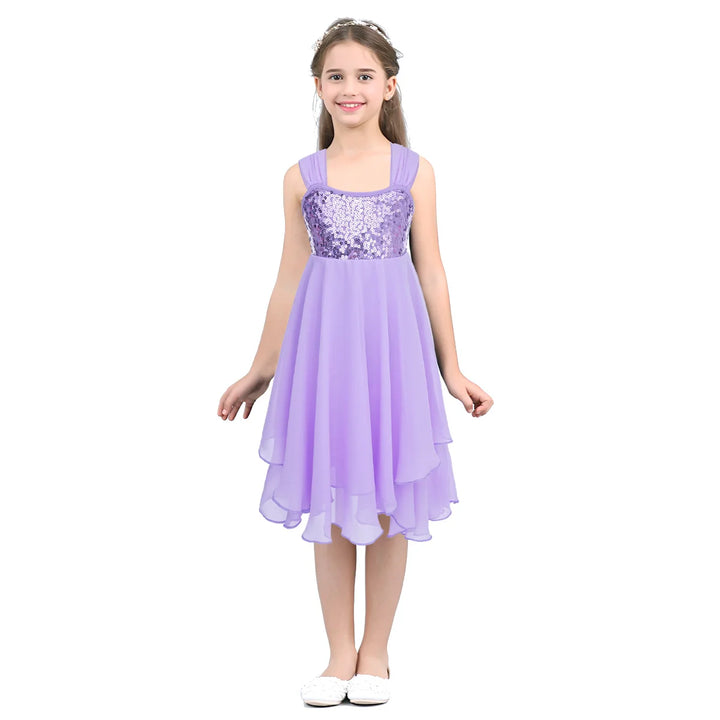 Robe justaucorps paillettes à bretelles réglables Paola