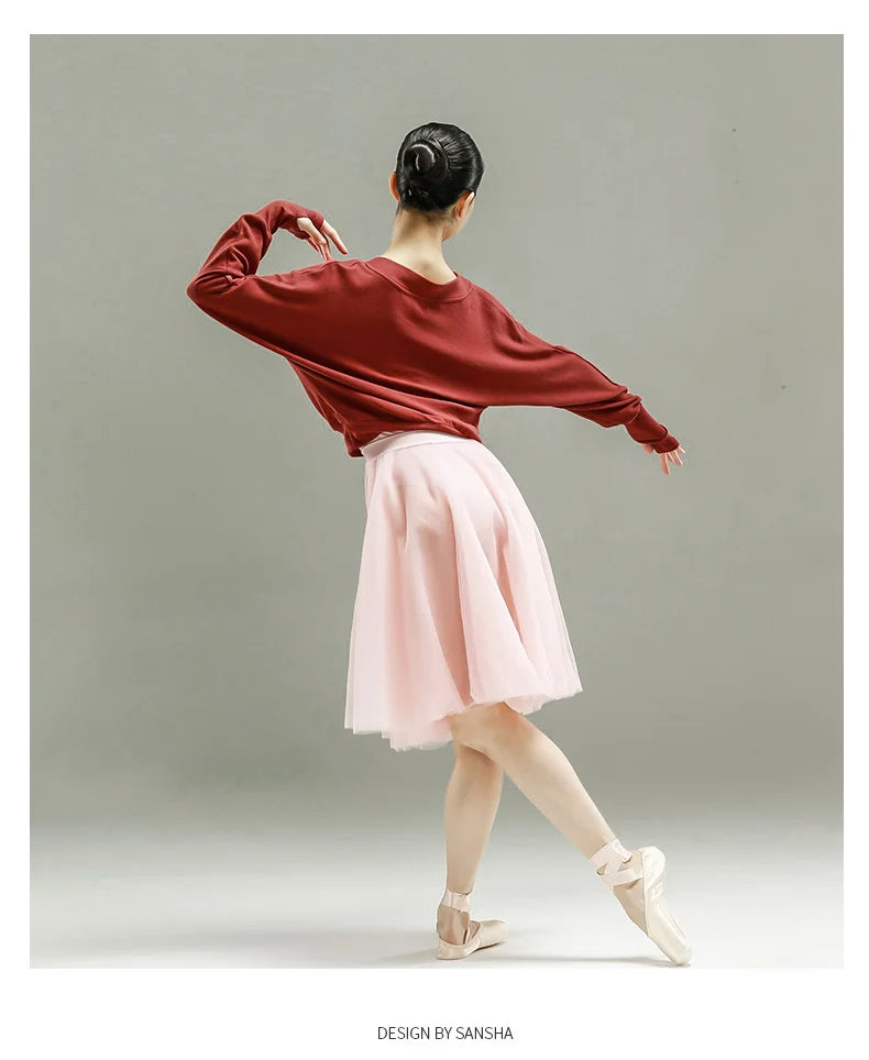 Sweat cache-coeur Warm Up Sansha