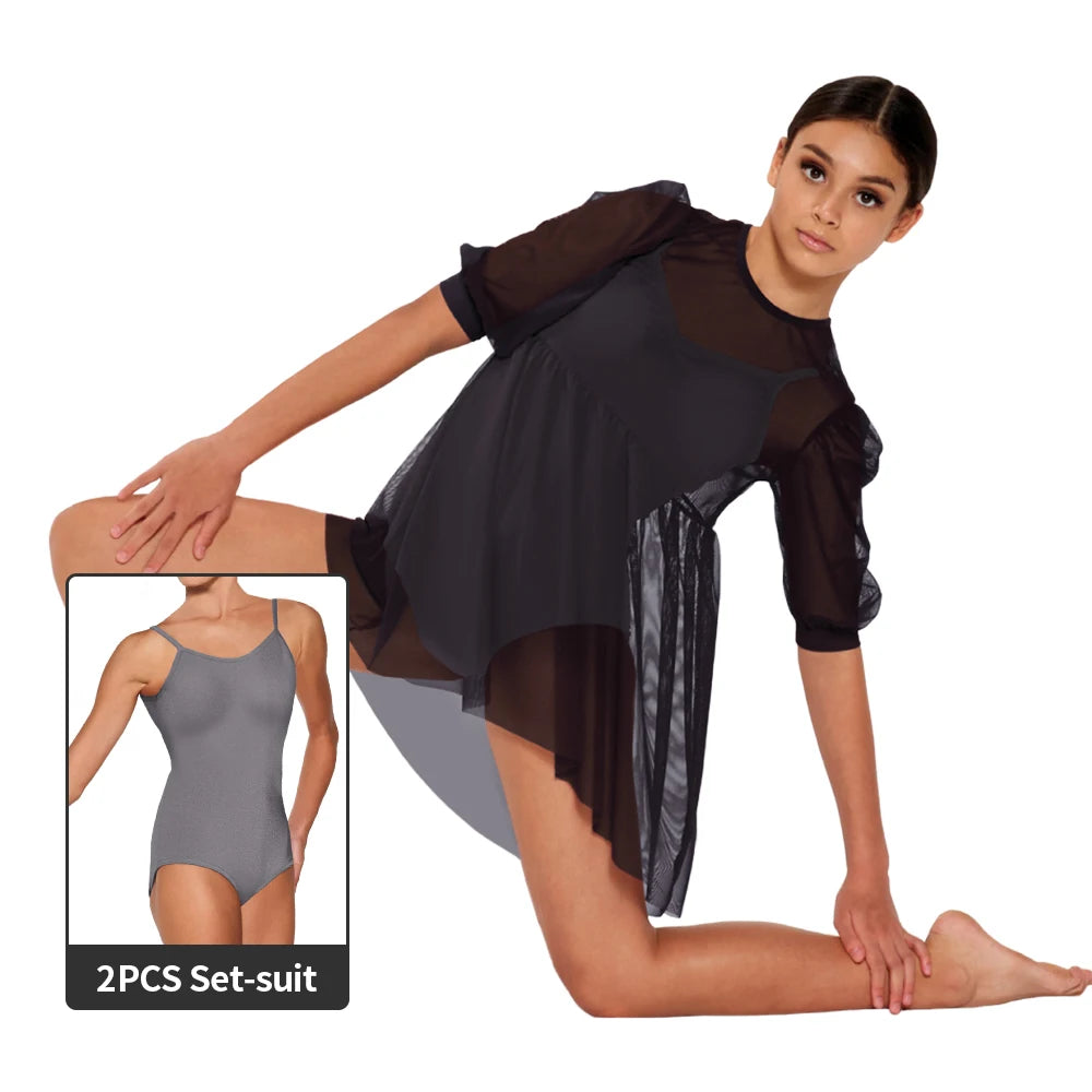 ROBE COURTE AVEC MANCHES COURTES et body BABYDOLL