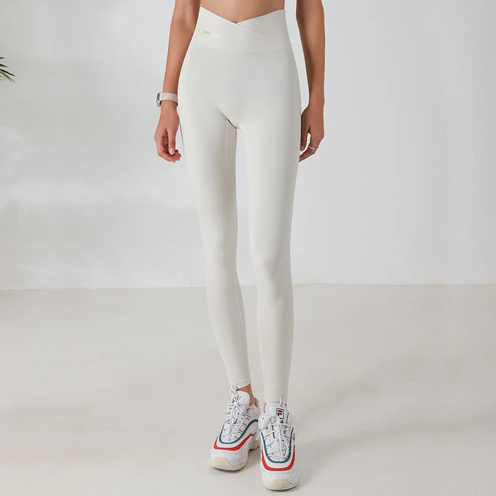 Legging taille haute croisee