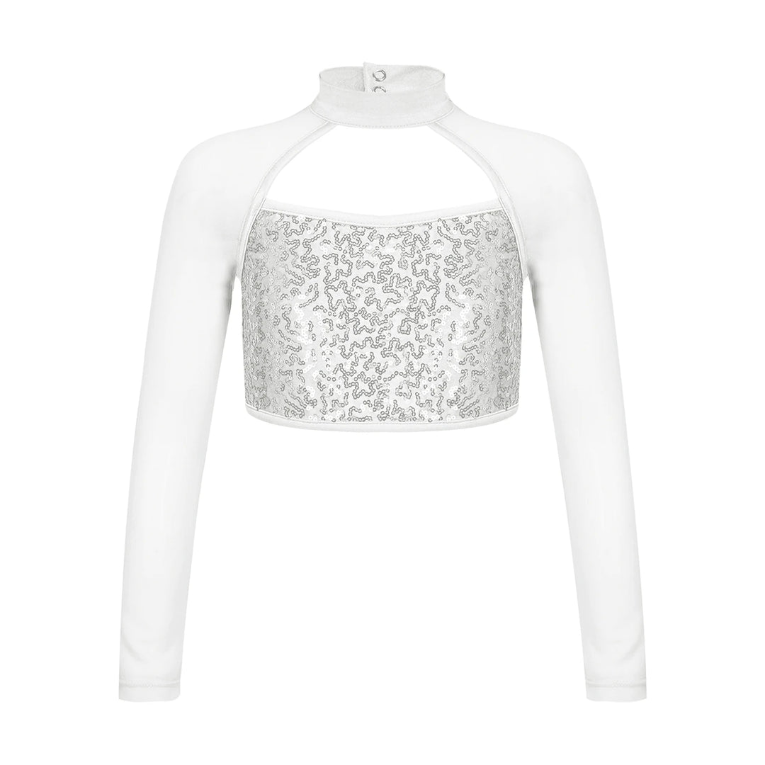 Top manches longues avec sequins Uma