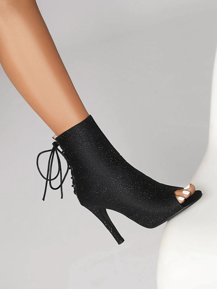 Bottines de danse shiny Zéline Talons 7 à 9.5cm