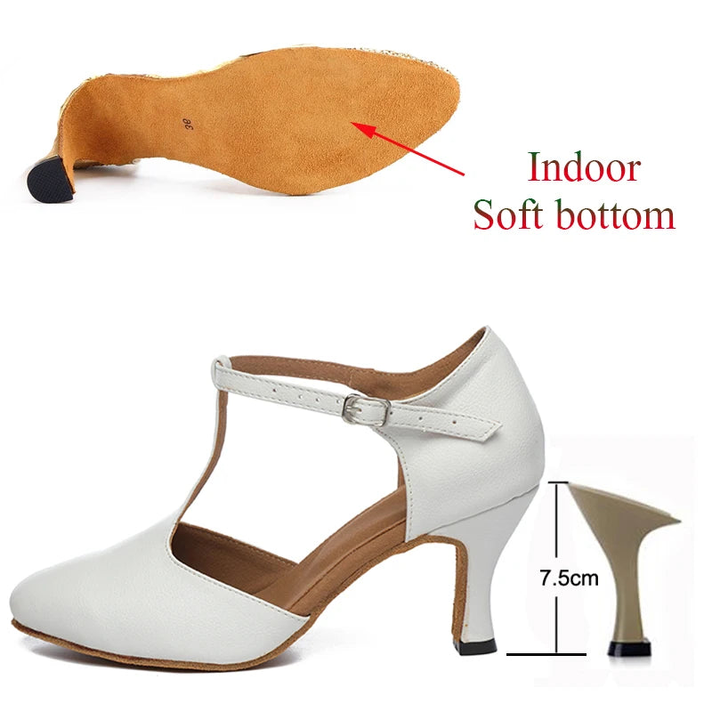 Chaussures de danse fermées Irina Talons cubain 4 à 8.3cm