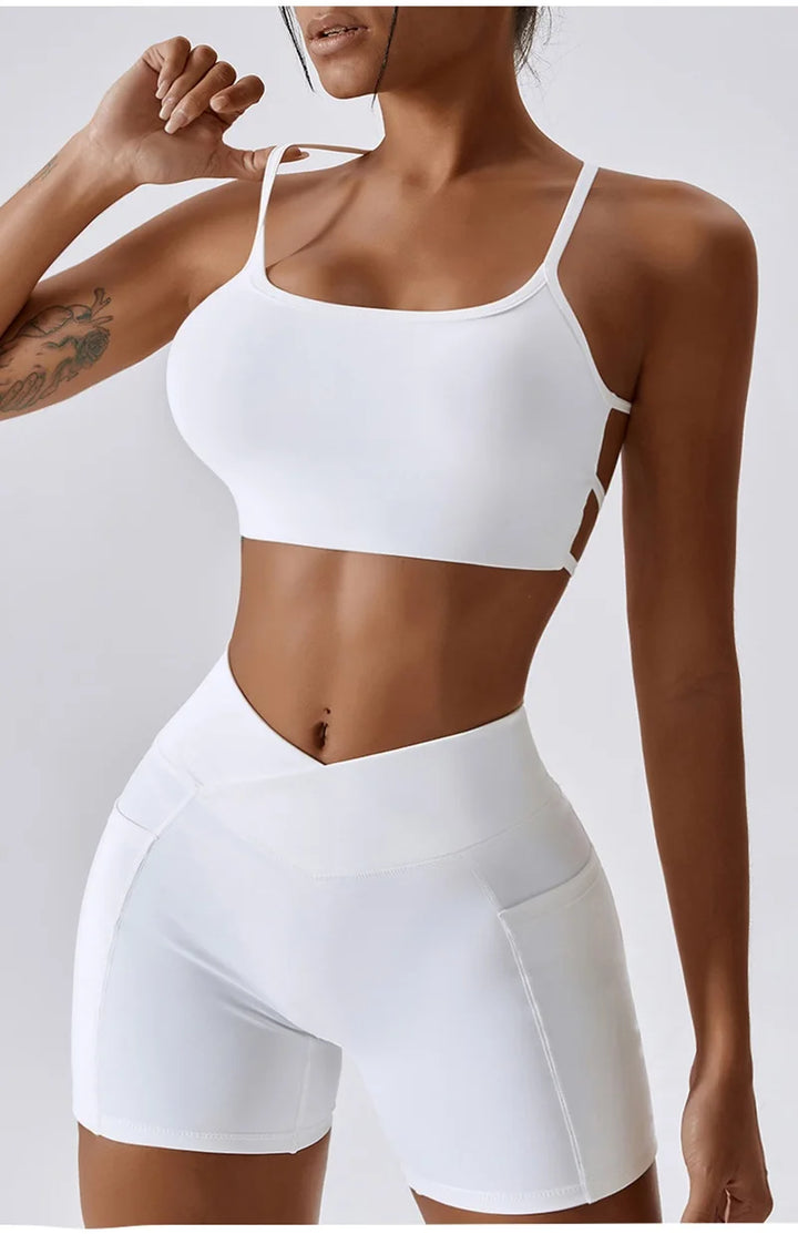 Brassière Elena fines bretelles croisées dos