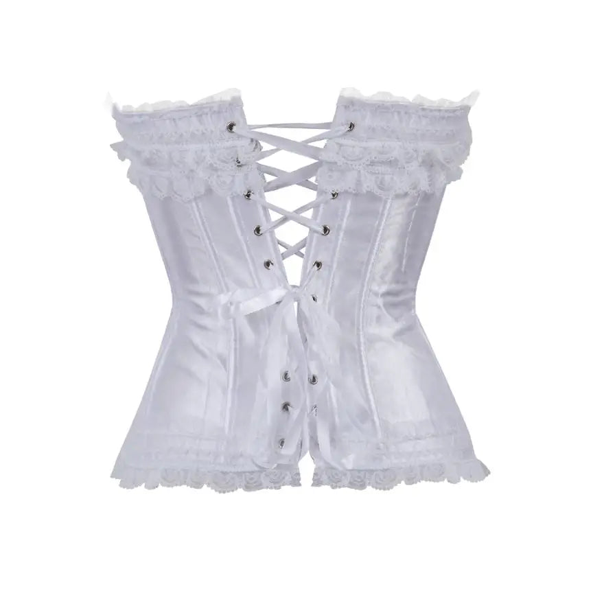 Corset Bustier satin Froufrou