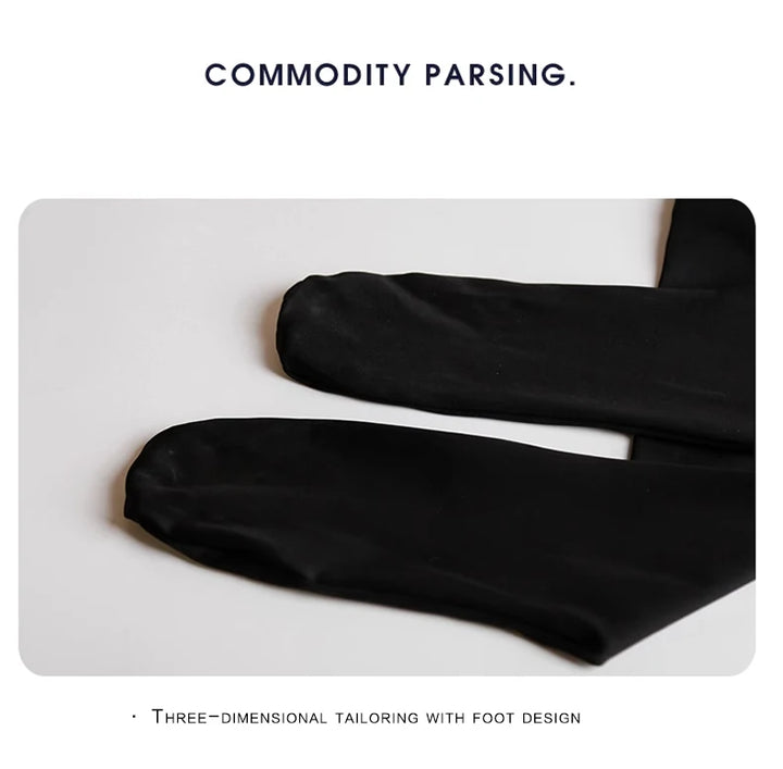 Collant danse uni opaque avec pieds pour homme