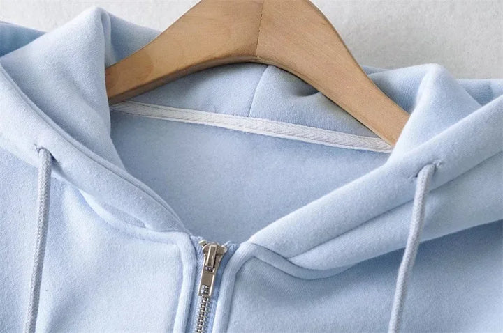 Veste capuche Loose-Fit avec zip