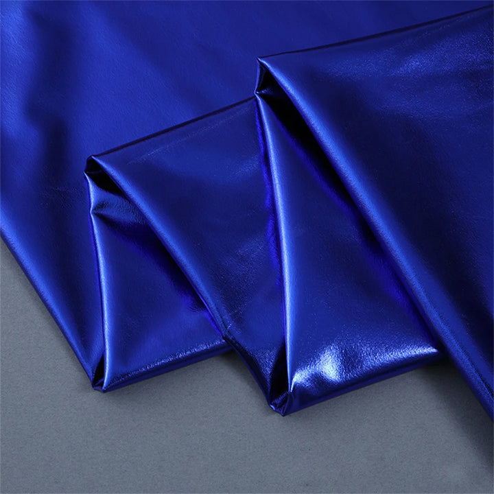 Combi-Short sans manches effet metallique Loycia