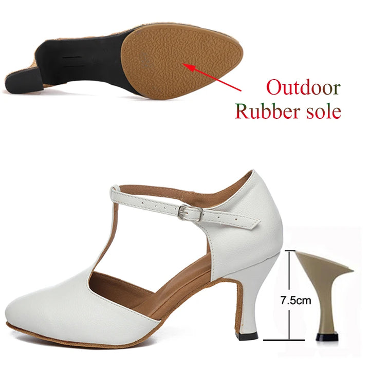 Chaussures de danse fermées Irina Talons cubain 4 à 8.3cm