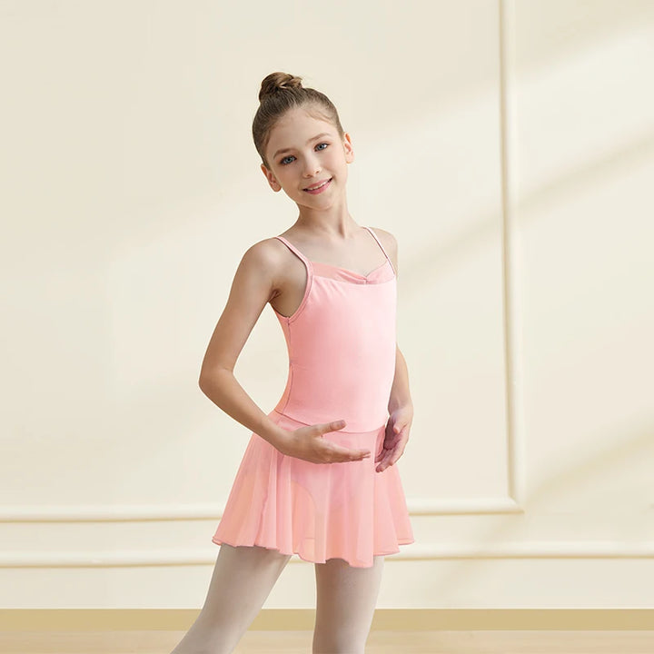 Justaucorps bretelles avec jupette Kylie