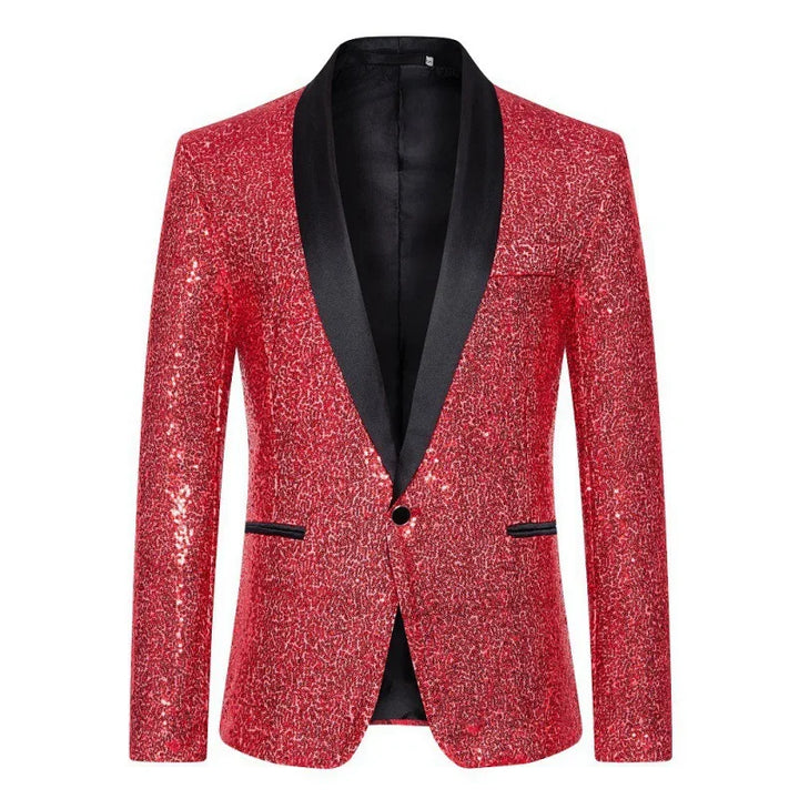 Veste costume Homme à paillettes Omar