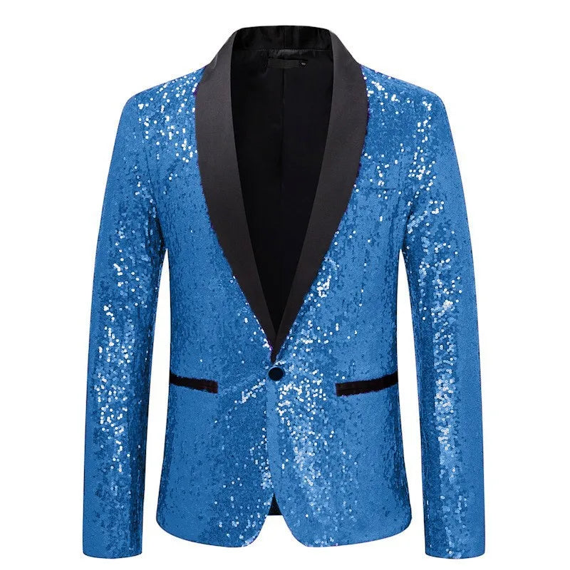 Veste costume Homme à paillettes Omar