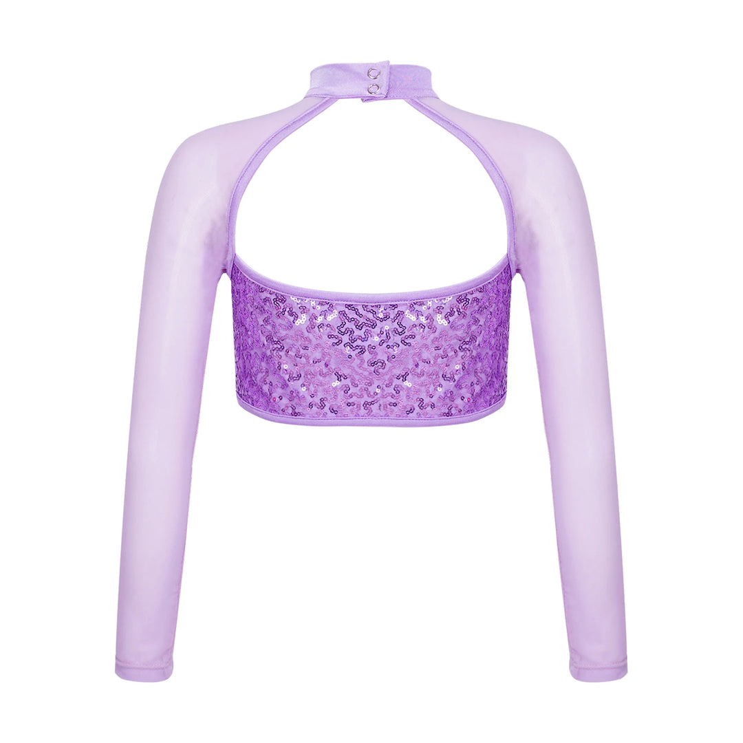 Top manches longues avec sequins Uma