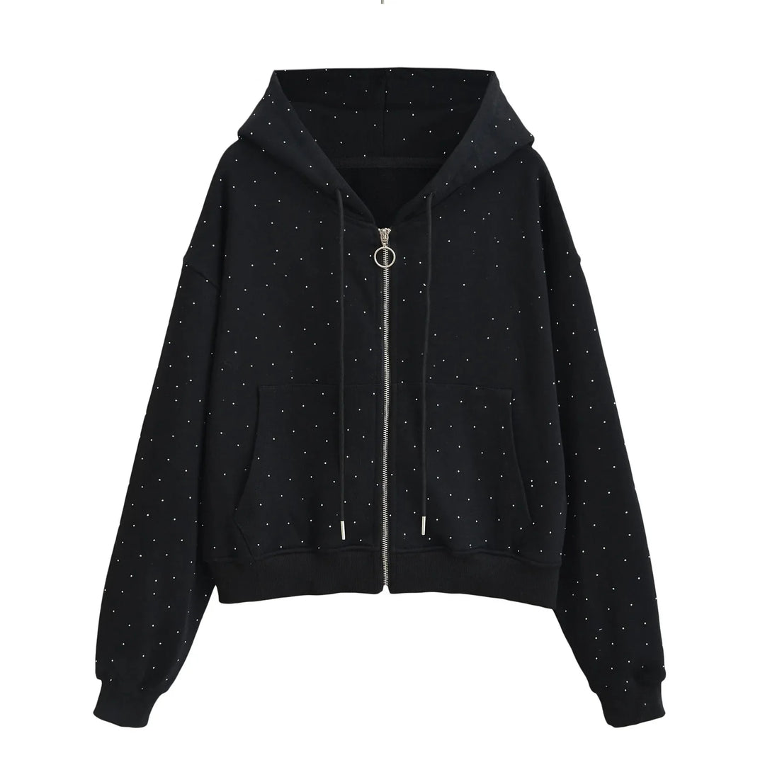 Veste Sweat loose capuche et zip